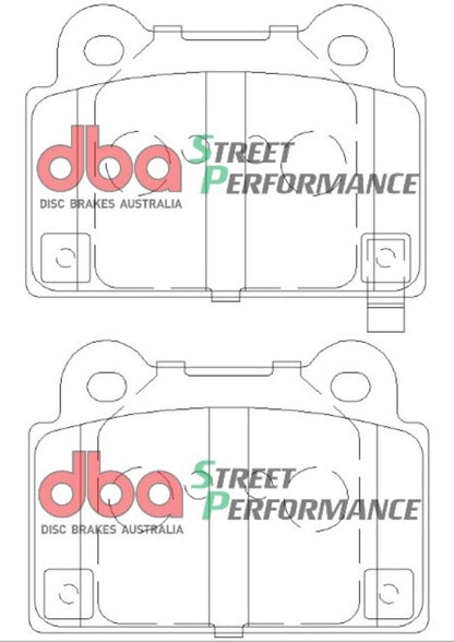 DBA 08-14 Mitsubishi EVO SP500 Rear Brake Pads DB2215SP DB2215SP Photo - out of package