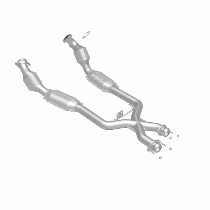MagnaFlow Ford Mustang HM Grade Federal / EPA Compliant Direct-Fit Catalytic Converter 23163 360 Degree Image Set