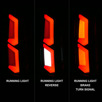 ANZO 2015-2020 Chevrolet Tahoe LED Tail Lights w/ Light Bar Black Housing Somke Lens 311375 311375 User 1
