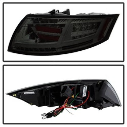 Spyder Audi TT 07-12 LED Tail Lights Smoke ALT-YD-ATT07-LED-SM 5081681 5081681 Photo - Unmounted