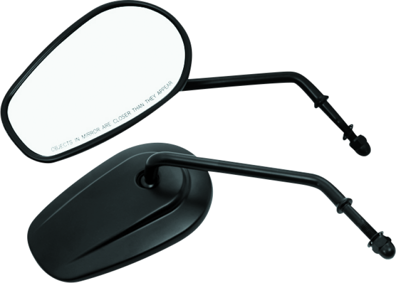 Bikers Choice Tapered Long Stem Mirrors Blk 482007 482007 Photo - Primary