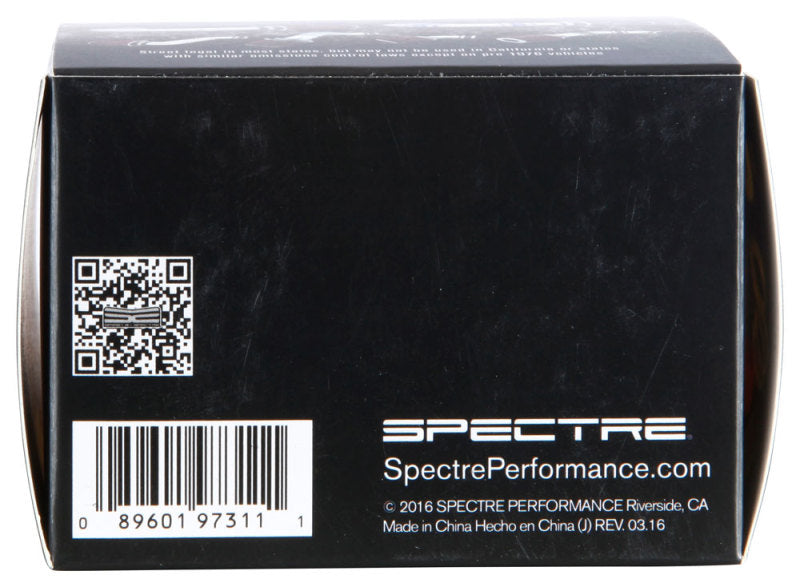 Spectre Universal Pre-Filter Wrap 6.125in. x 9.125in. - Black 9731DK 9731DK Photo - in package