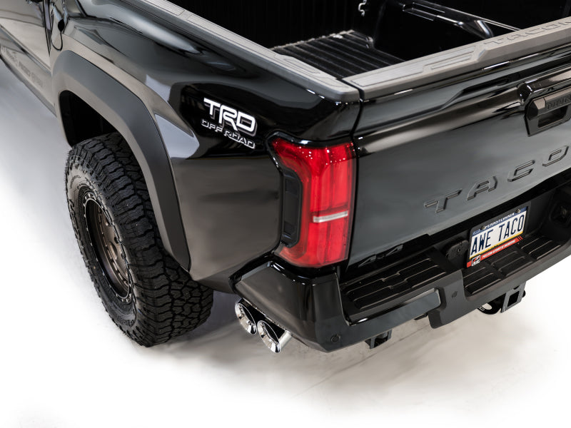 AWE Tuning AWE Exhaust for 4th Gen Toyota Tacoma Dual Chrome Silver Tips 3015-32254 3015-32254 Photo - Mounted
