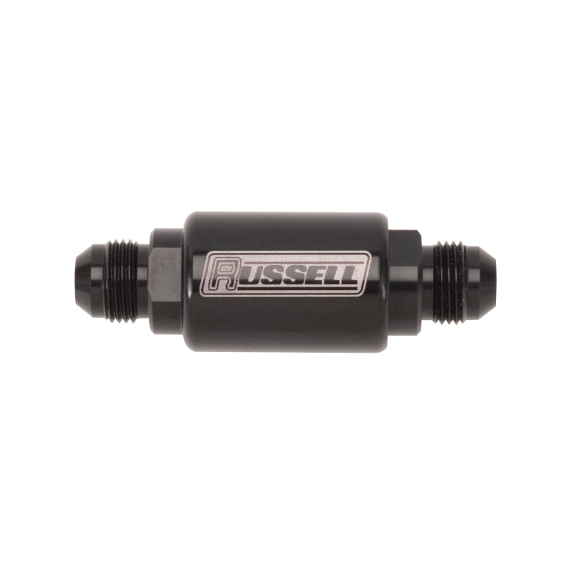 Russell Check Valve -8 AN Male To -8 AN Male Black Anodized 650613 Photo - Primary
