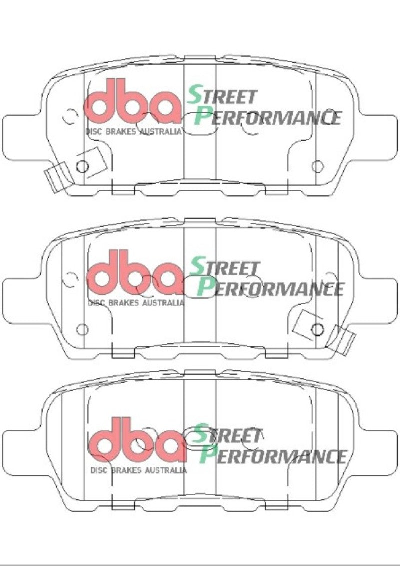 DBA 07-13 Nissan Sentra SP500 Rear Brake Pads DB1509SP DB1509SP Photo - out of package