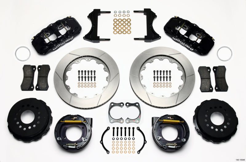 Wilwood AERO4 Rear P-Brake Kit 14.00in Big Ford  2.50in Offset 140-10948 140-10948 Photo - Primary