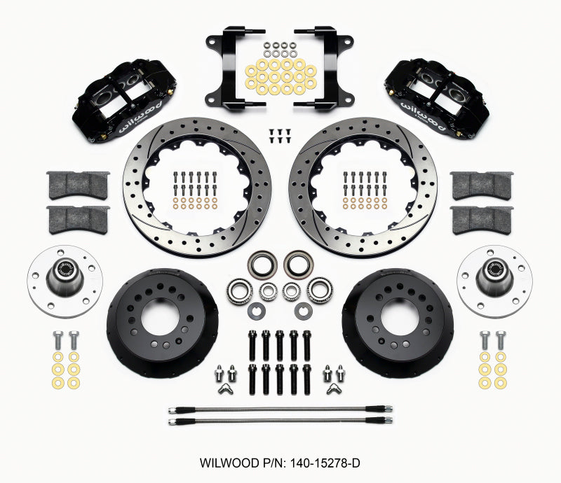 Wilwood Narrow Superlite 6R Front Hub Kit 12.88in Drilled 82-92 Camaro//Firebird 140-15278-D 140-15278-D Photo - Primary