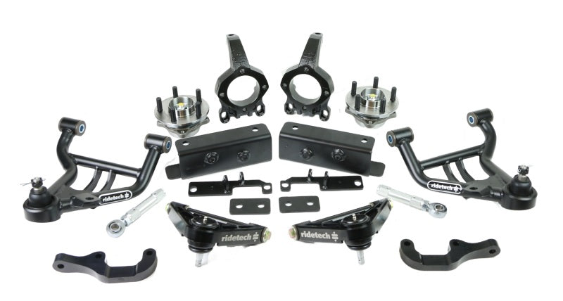 Ridetech 79-93 Ford Mustang w/ Aftermarket K-Member Front SLA Suspension System 12122650 12122650 Photo - Primary