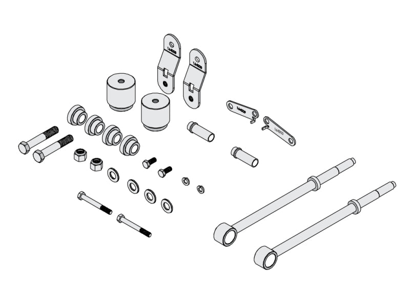 ICON 05-07 Ford F-250/F-350 Front 4.5in Box Kit 64000 64000 Photo - Primary