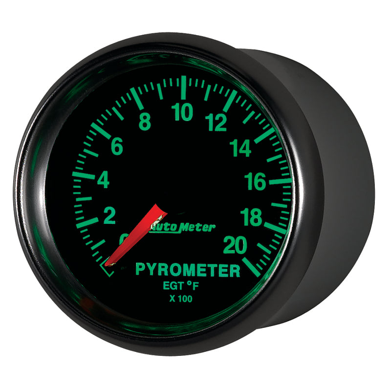Autometer GS 0-2000 degree F Full Sweep Electronic Pyrometer Gauge 3845 3845 User 3