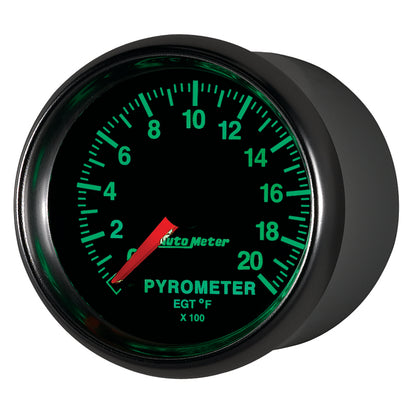 Autometer GS 0-2000 degree F Full Sweep Electronic Pyrometer Gauge 3845 3845 User 3