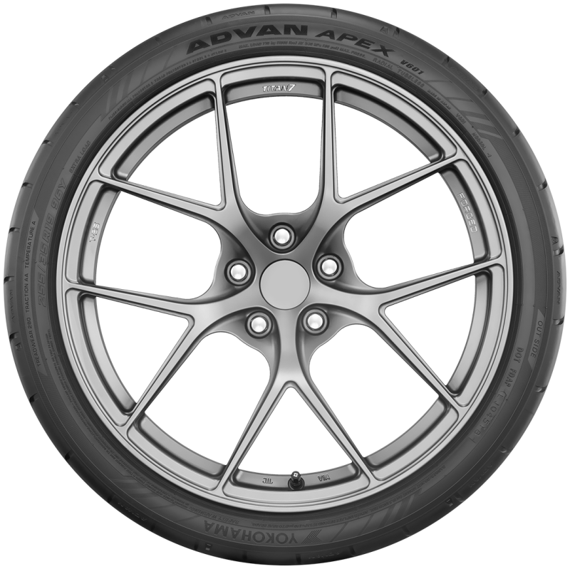 Yokohama Tire Yokohama Advan Apex V601 Tire - 245/45R18 100Y 110160110 110160110 Photo - Primary