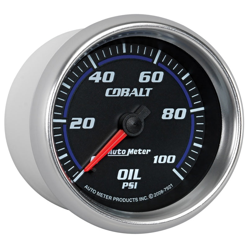 Autometer Gauge, Oil Pressure, 2 5/8", 100Psi, Mechanical, Cobalt 7921 User 5