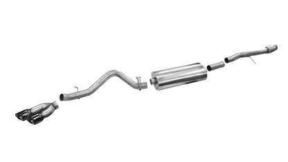 Corsa Performance 14 GM Sierra/Silverado 1500 Crew/Dbl / Short/Std. Bed 6.2L V8 Black 14866BLK Photo - Primary