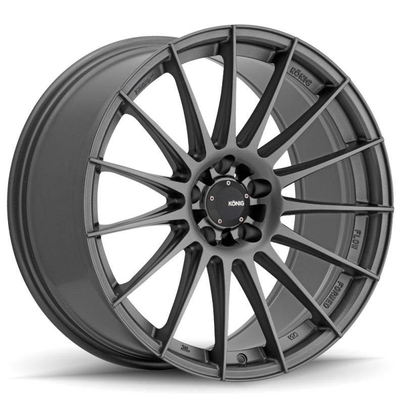 Konig Rennform Wheel Matte Grey 18x8 +40 5X108 RF8850840G Photo - Primary