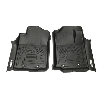 Westin 12-15 Toyota Tacoma Reg/Access/Dbl Cab (double hook) Wade Sure-Fit Floor Liners Front - Blk 72-110053 72-110053 Photo - Primary