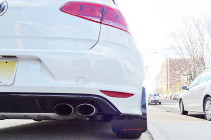 Rally Armor 2015+ MKVII VW Golf R Mud Flaps Blue Logo MF40-UR-BLK/BL User 2
