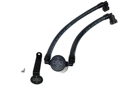 J&L 2015-2022 Ford Edge Sport/ST Passenger Side Oil Separator 3.0 - Black Anodized 3031P-B 3031P-B Photo - Primary