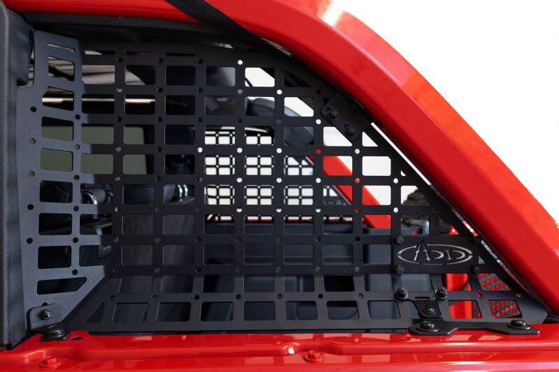 Addictive Desert Designs ADD 21-23 Ford Bronco & Bronco Raptor Rear Window Molle Storage Panels AC2302801NA AC2302801NA Photo - Mounted