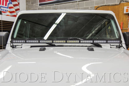 Diode Dynamics 18-21 Jeep JL Wrangler/Gladiator SS50 Hood LED Light Bar Kit - Amber Driving DD6107 DD6107 User 6
