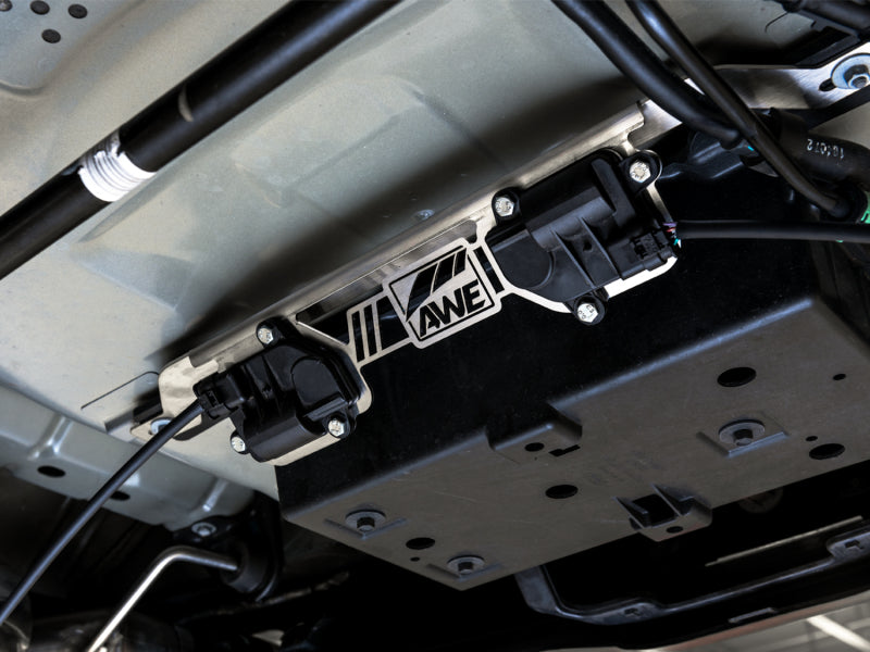 AWE 2018+ Ford Mustang GT Valve Motor Bracket (for Models with Active Valve Performance Exhaust) 1310-11022 1310-11022 Photo - Mounted