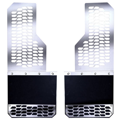 Putco 10-18 Ram HD Dually - (Fits Rear) - Set of 2 Mud Skins - Polished SS w/ Hex Shield 78065 78065 Photo - Primary