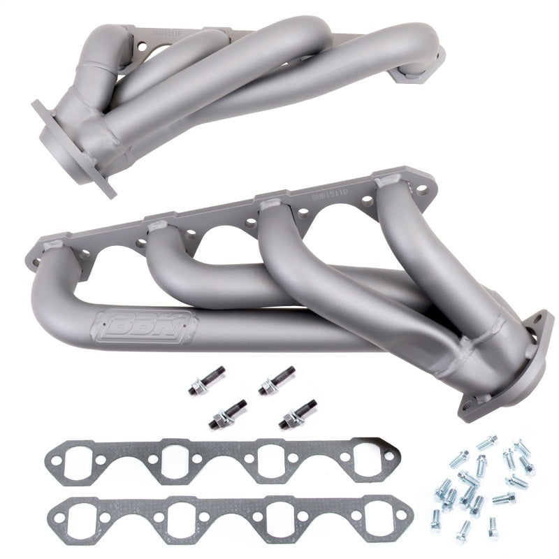 BBK Performance 79-93 Mustang 351 Swap 1-5/8 Shorty Headers Chrome 1511 Photo - Primary