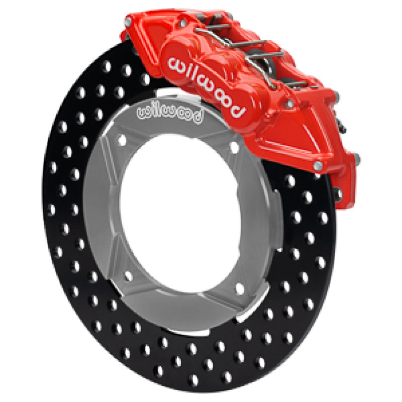 Wilwood 2014+ Polaris RZR XP 1000 Front Kit 11.25in Drilled - Red 140-16632-DR 140-16632-DR User 1