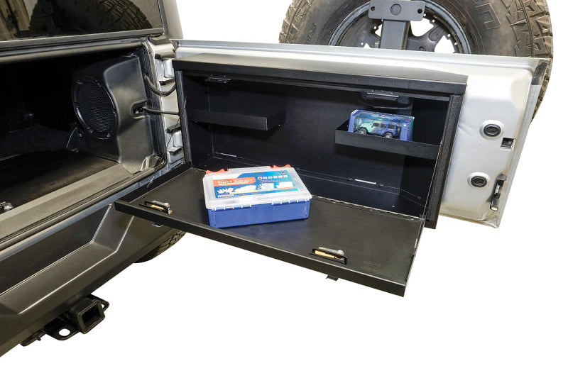 Tuffy Products Tuffy Jeep Wrangler Tailgate Lockbox W/Combo Lock 359-01-A 359-01-A Photo - Mounted