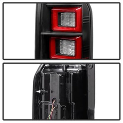 Spyder Land Rover Discovery LR4 10-14 Light Bar LED Tail Lights Black ALT-YD-LRDLR410-LBLED-BK 5080936 5080936 Photo - Unmounted