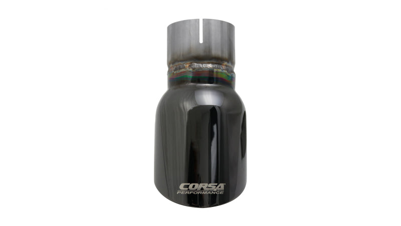 Corsa Single Universal 2.5in Inlet / 3.5in Outlet Black PVD Pro-Series Tip Kit TK002BLK TK002BLK Photo - Primary