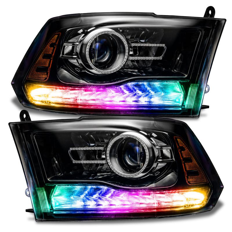 ORACLE Lighting Oracle 13-18 Dodge Ram Dynamic DRL Replacement + Turn Signals - ColorSHIFT - Dynamic 1327-332 1327-332 Photo - Mounted