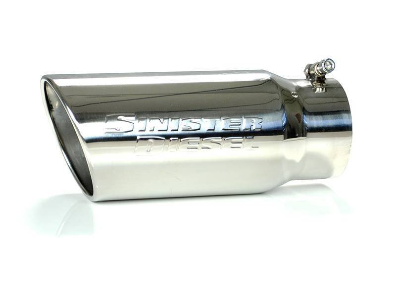 Sinister Diesel Universal Polished 304 Stainless Steel Exhaust Tip (4in to 5in) SD-4-5-POL SD-4-5-POL Photo - Primary