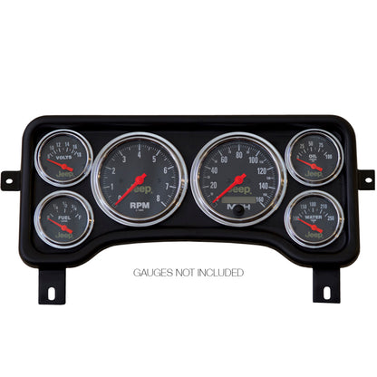 Autometer GAUGE MOUNT, DIRECT FIT DASH PANEL, 6 GAUGE (3 3/8" X2, 2 1/16" X4), J 5381 User 1