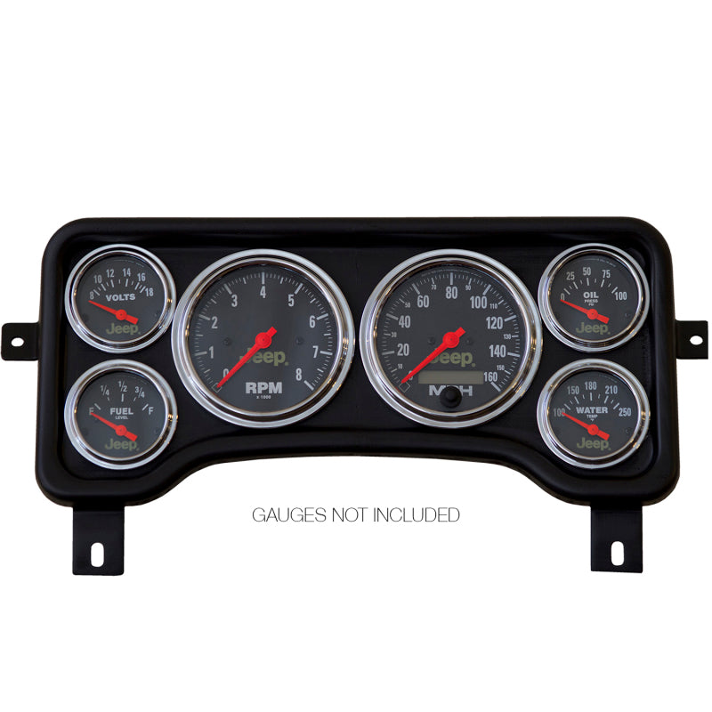 Autometer GAUGE MOUNT, DIRECT FIT DASH PANEL, 6 GAUGE (3 3/8" X2, 2 1/16" X4), J 5381 User 1