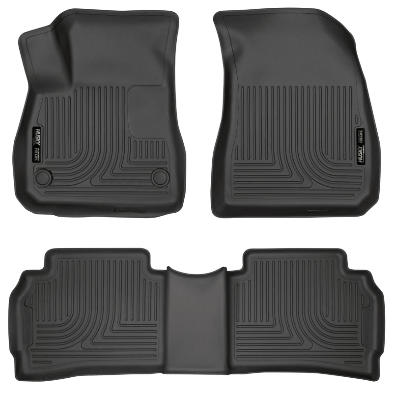 Husky Liners 2016 Chevy Malibu Weatherbeater Black Front & 2nd Seat Floor Liners 99191 Photo - Primary