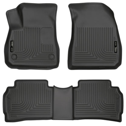 Husky Liners 2016 Chevy Malibu Weatherbeater Black Front & 2nd Seat Floor Liners 99191 Photo - Primary
