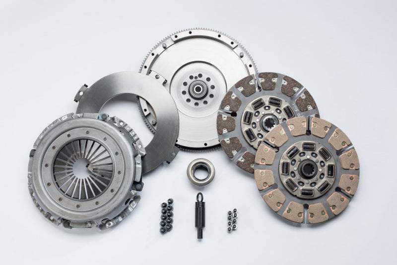 South Bend Clutch 94-98 Ford 7.3 Powerstroke ZF-5 Street Dual Disc Organic Clutch Kit SFDD3250-5-ORG SFDD3250-5-ORG Photo - Primary