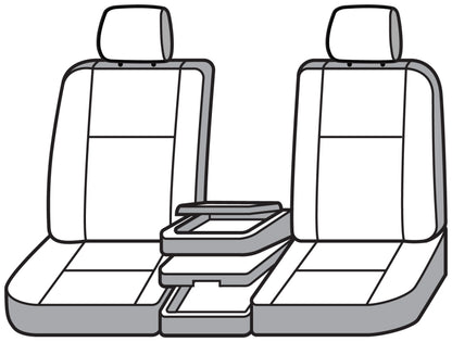 Covercraft 17-24 Dodge RAM 5500 Polycotton SeatSaver Custom Front Row Seat Covers - Grey SS3511PCGY SS3511PCGY Photo - out of package