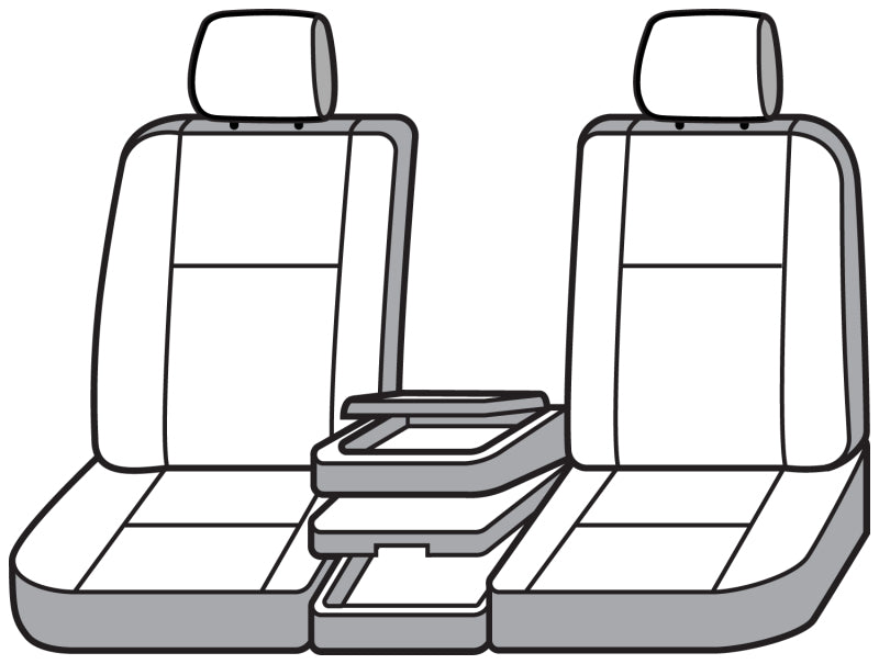 Covercraft 17-24 Dodge RAM 5500 Polycotton SeatSaver Custom Front Row Seat Covers - Wet Sand SS3511PCSA SS3511PCSA Photo - out of package