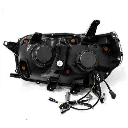 AlphaRex 10-13 Toyota 4Runner NOVA LED Proj Headlights Plank Style Alpha Black w/Seq Signal/DRL 880758 880758 User 1