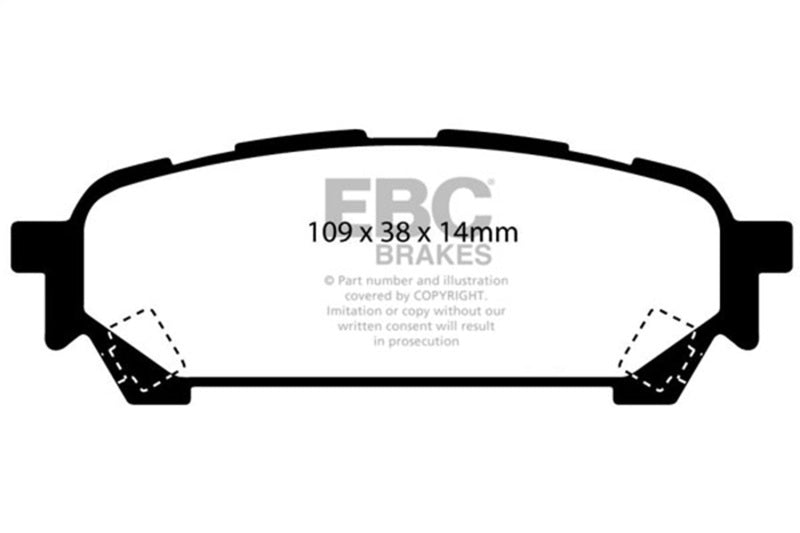 EBC Disc Brake Pad Set UD1004 Photo - Primary