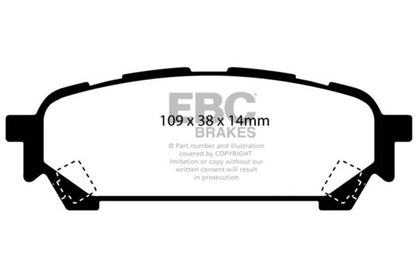 EBC Disc Brake Pad Set UD1004 Photo - Primary