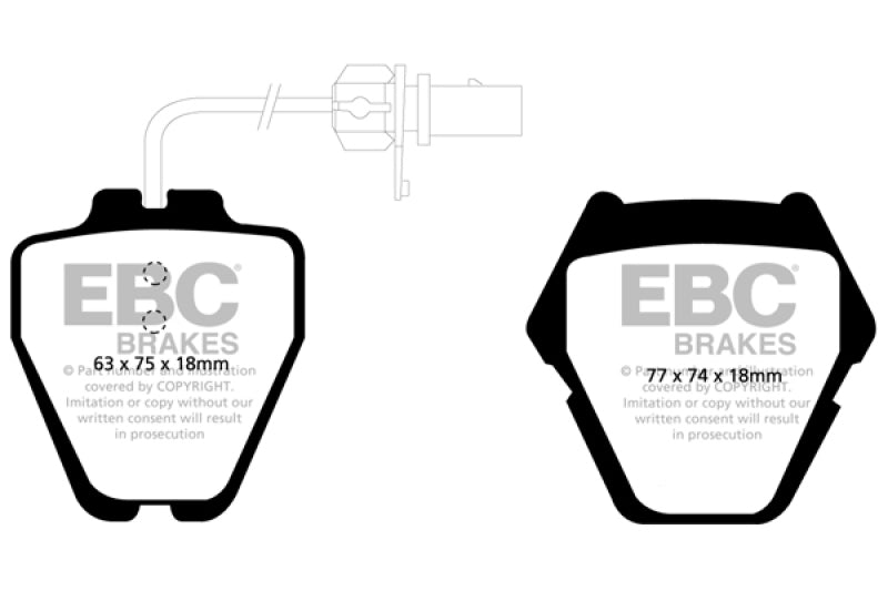 EBC Disc Brake Pad Set DP31348C Photo - Primary