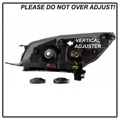 SPYDER xTune 13-16 Ford Escape OEM Style Headlights -Black (HD-JH-FESCA13-AM-BK) 9042454 9042454 Photo - Unmounted