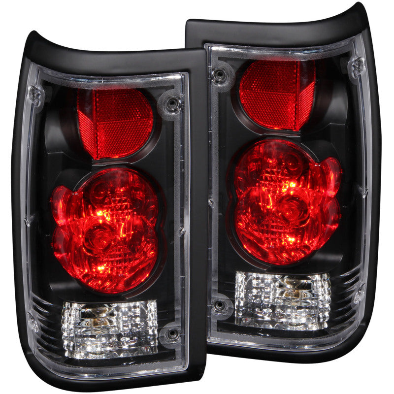 Anzo 1986-1993 Mazda B2000 Tail lights Black 211113 Photo - Primary
