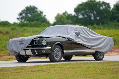 Covercraft 20 Ford Mustang  Custom Weathershield Hp Car Cover w/ Blk  Snake Medallion Logo C18571FO120PG C18571FO120PG Photo - out of package