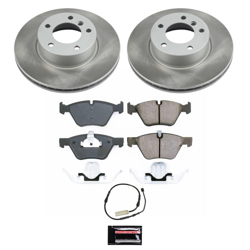 PowerStop Power Stop 10-13 BMW 128i Front Semi-Coated Rotor Kit SC6346 SC6346 Photo - Primary