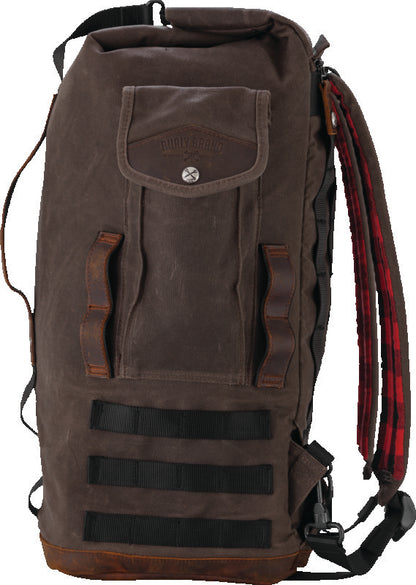 Burly Brand Sissy Bar Backpack Dark Oak B15-1013D B15-1013D User 1