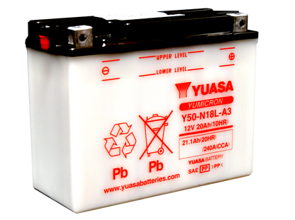 Yuasa Battery Yuasa Y50-N18L-A3 Yumicron 12 Volt Battery YUAM228A3 YUAM228A3 User 1